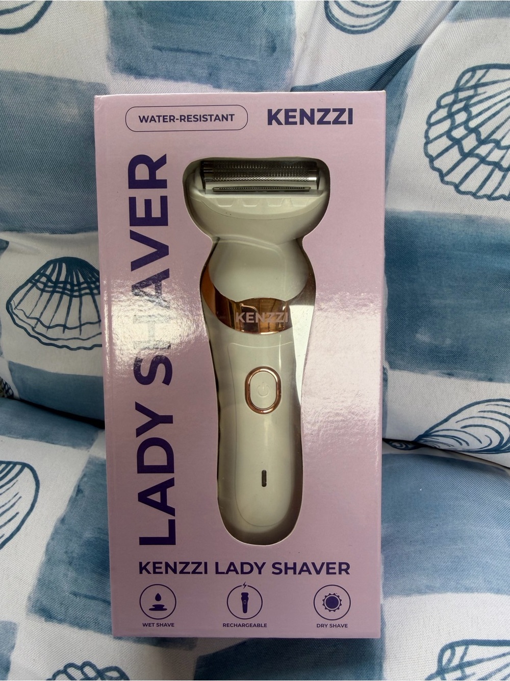 KENZZI Rechargeable Lady Shaver Wet & Dry Water-Resistant
